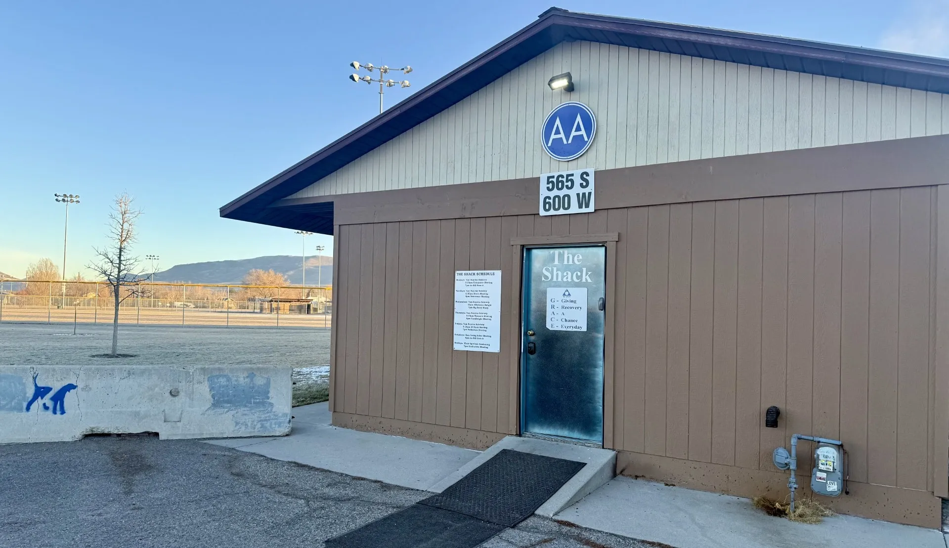 The Heber Shack building